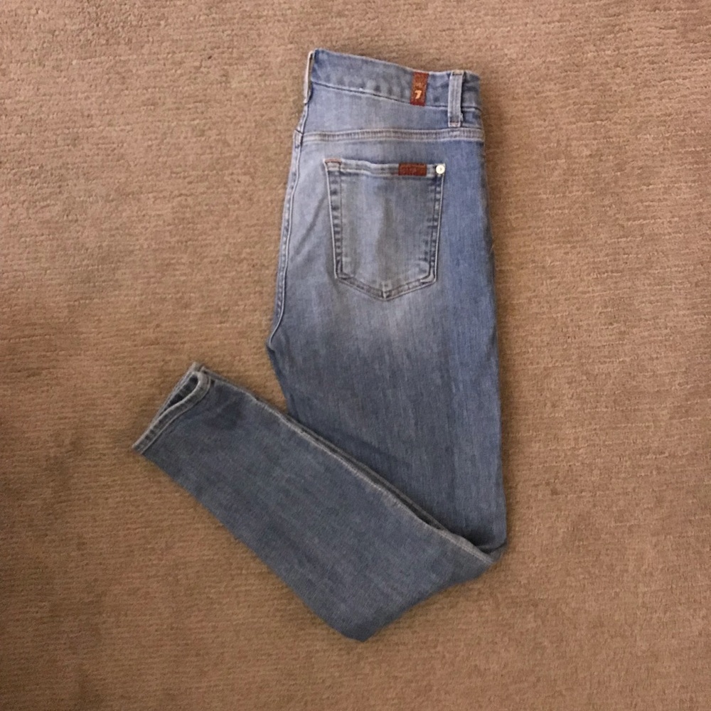 7 for all Mankind Skinny High Waisted Pant